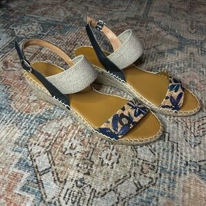 Eric Michael Lulu Spanish Espadrille Stylish Sandals Adjustable Strap